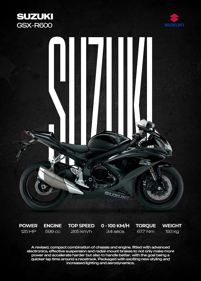 Suzuki GSX-R600 Motorcycle