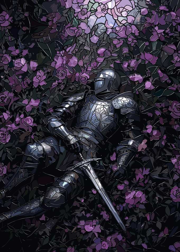Knight in Roses