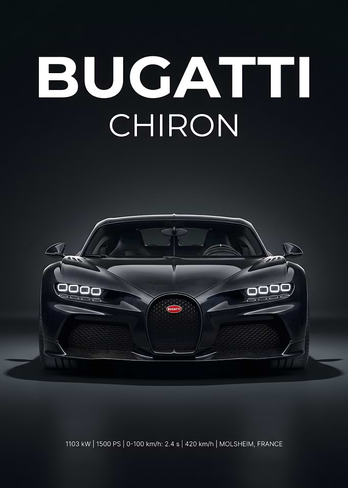 Bugatti Chiron Front View