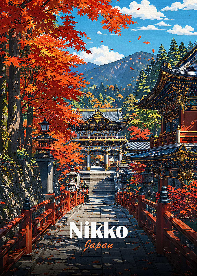 Nikko Japan Autumn Temple