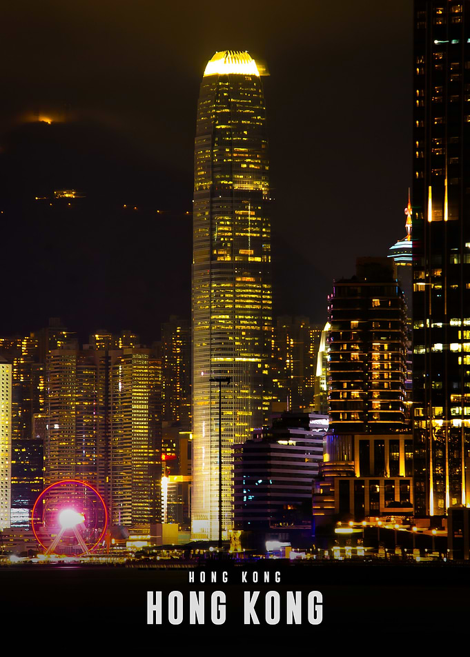 Hong Kong Skyline at Night
