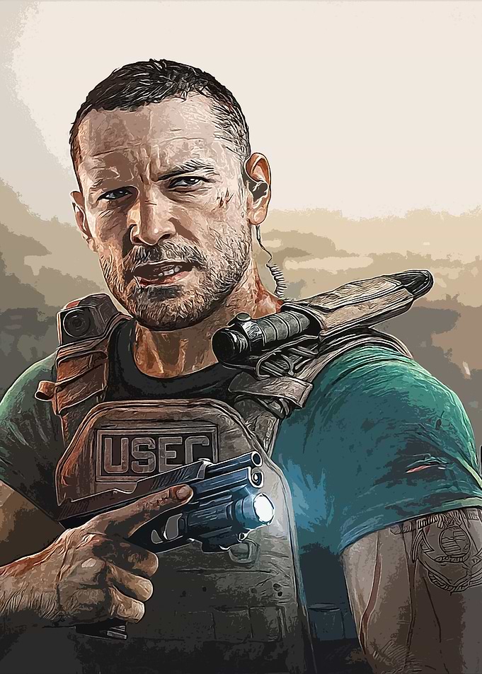 USEC Soldier with Gun