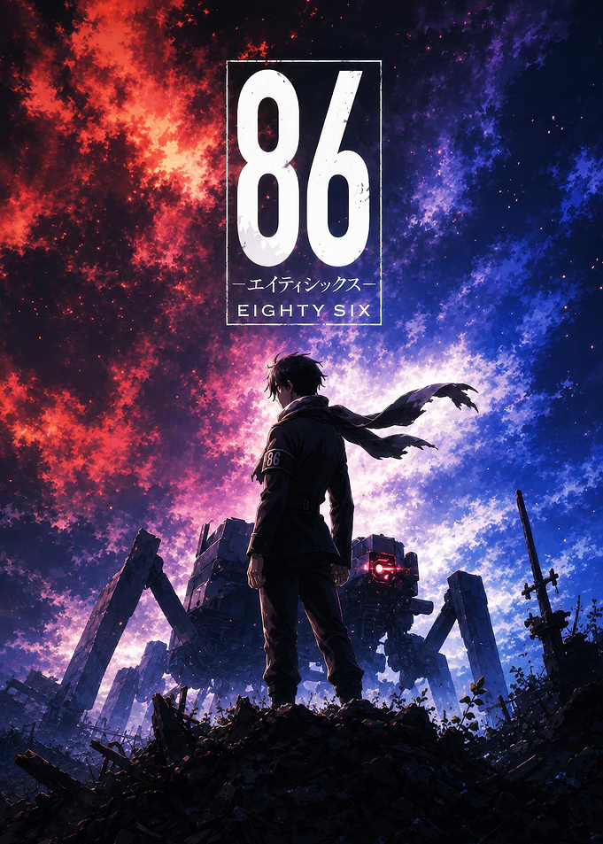 86 Eighty Six Anime Poster