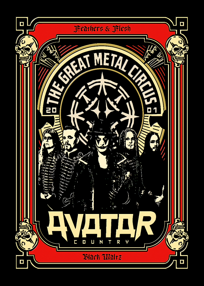 Avatar Country Metal Band Poster
