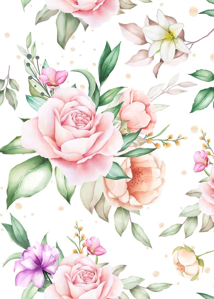 Watercolor Floral Pattern