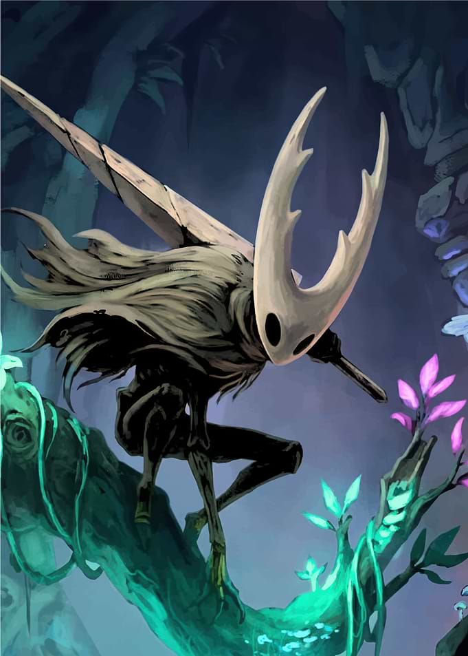 Hollow Knight Character on Branch
