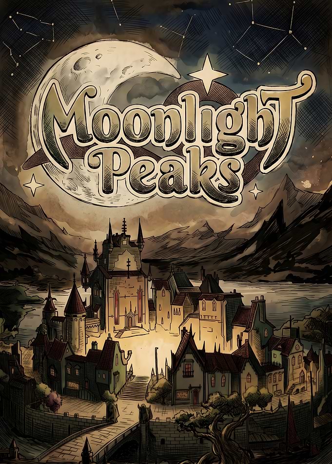 Moonlight Peaks Game Art