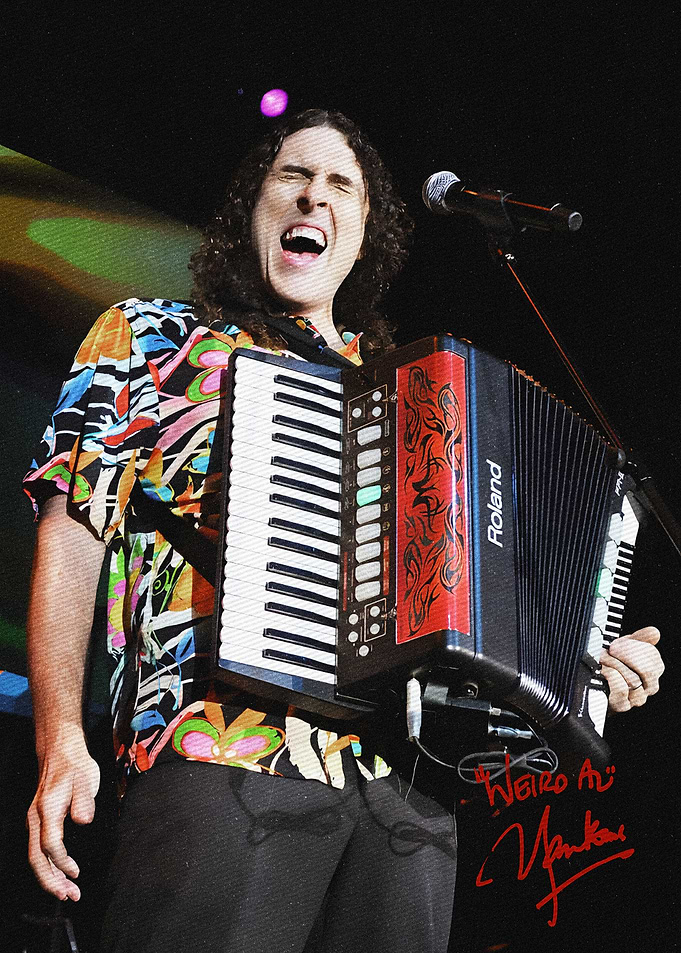 Weird Al Yankovic Playing Accordion