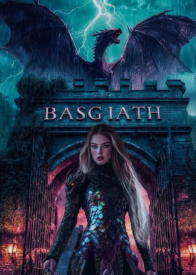 Fantasy Warrior Before Basgiath Gate