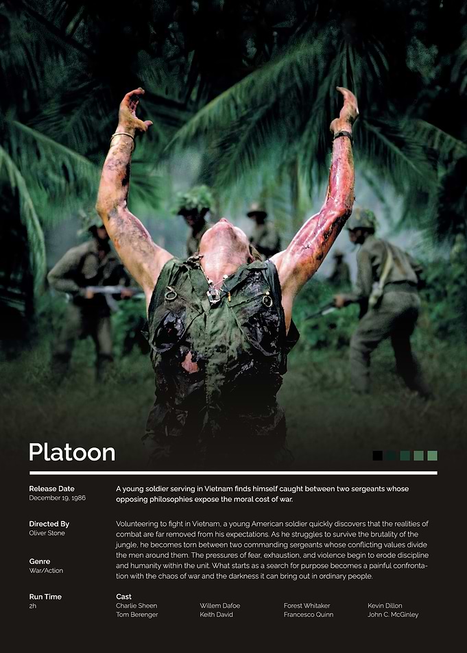 Platoon Movie Poster