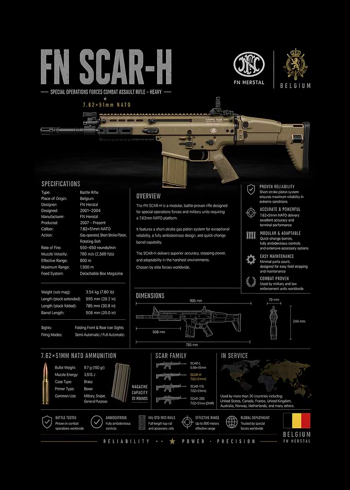 FN SCAR-H Assault Rifle