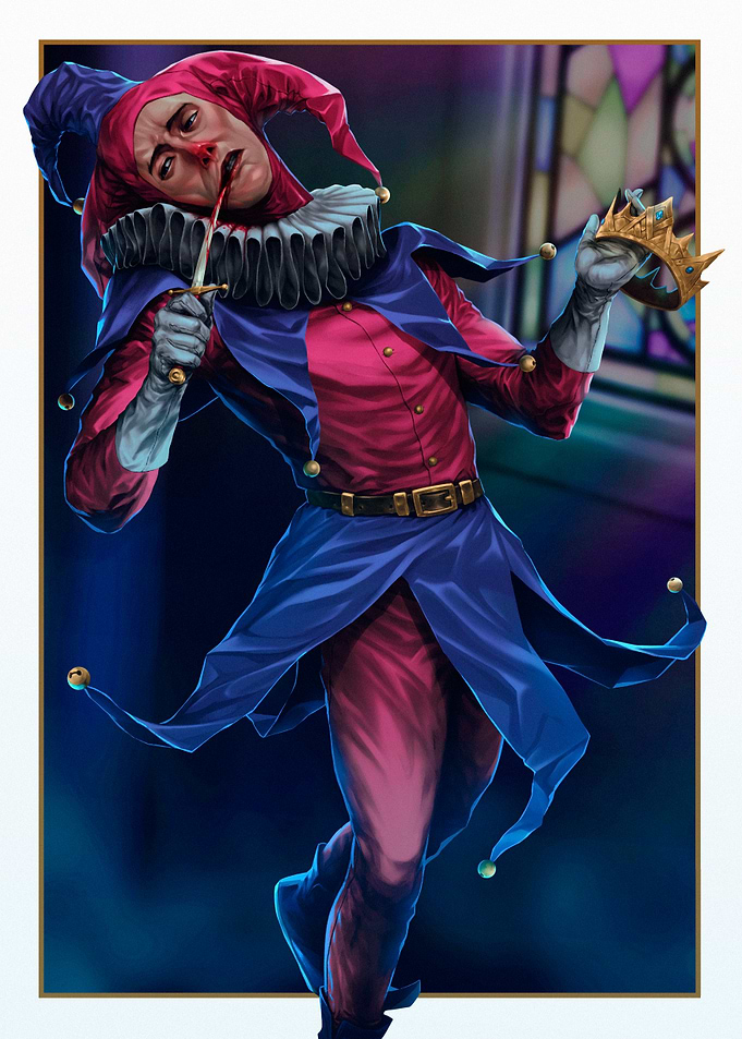 Jester with Dagger and Crown