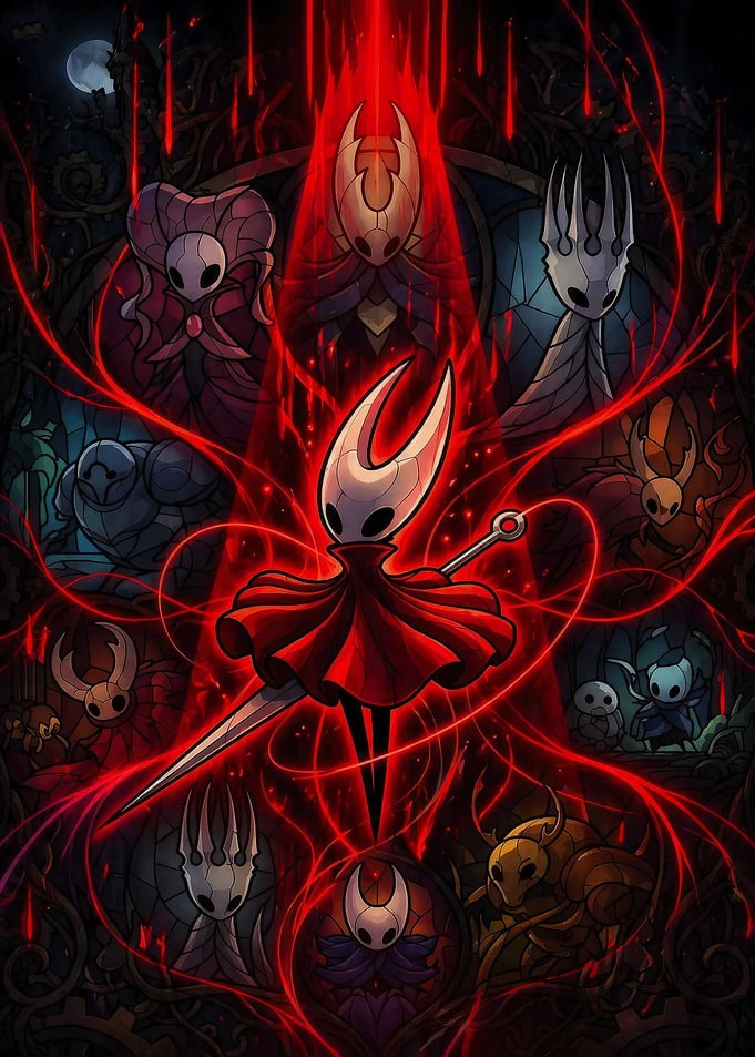 Hornet and Hallownest Characters