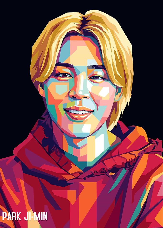 Park Ji-Min Pop Art Portrait