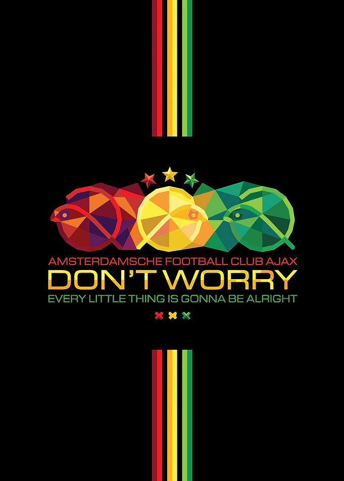 Ajax Don't Worry Football Art