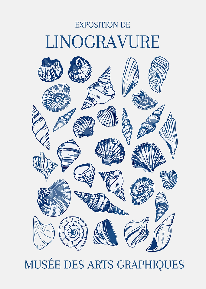 Exhibition of Linocuts of Seashells