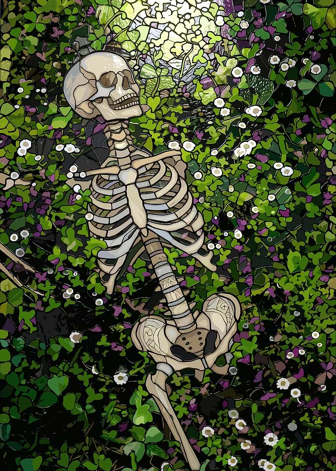 Skeleton in a Garden