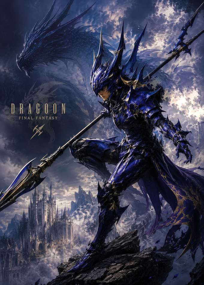 Final Fantasy Dragoon Artwork