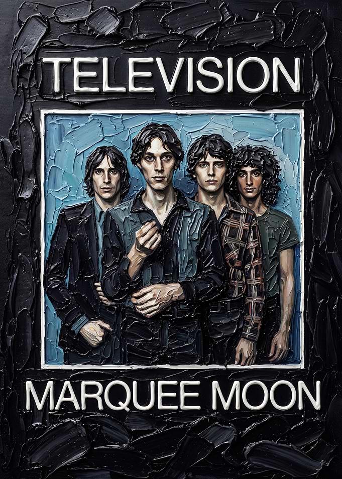 Marquee Moon Album Cover Art Painting