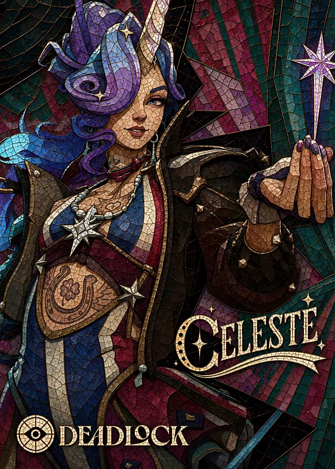 Celeste Deadlock Mosaic Art