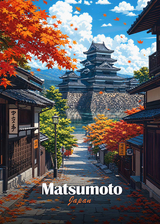 Matsumoto Castle in Autumn