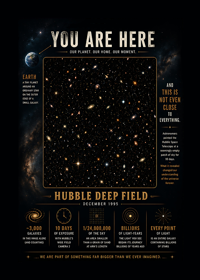 Hubble Deep Field Universe