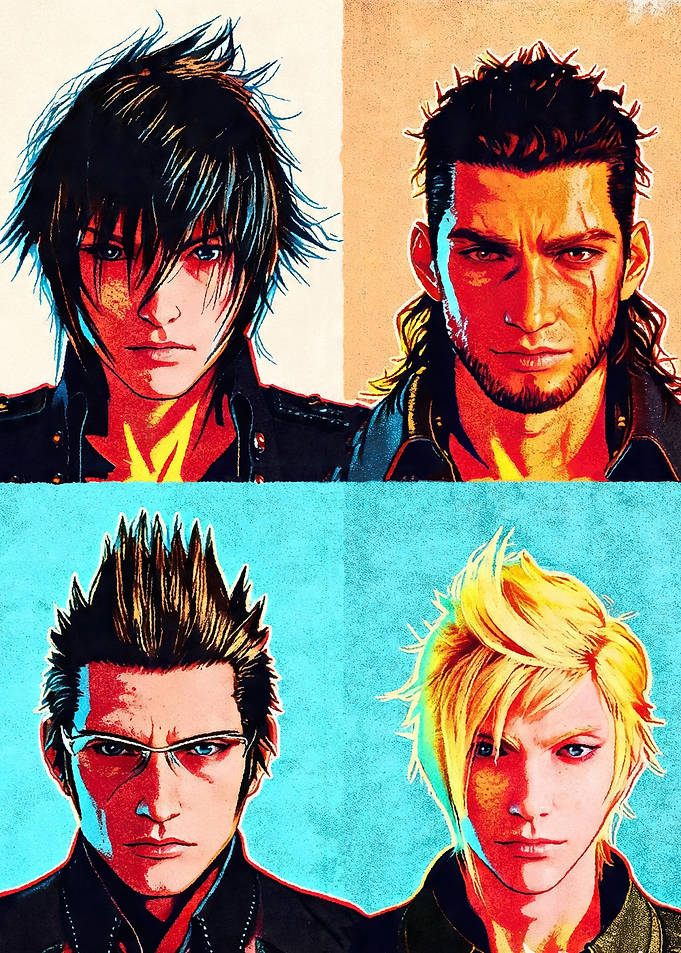 Final Fantasy Pop Art