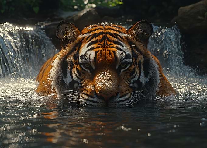 Tiger in Water