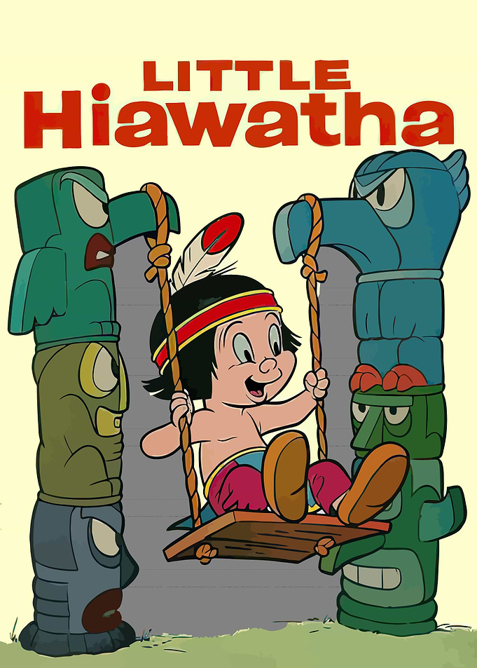 Little Hiawatha on a Swing