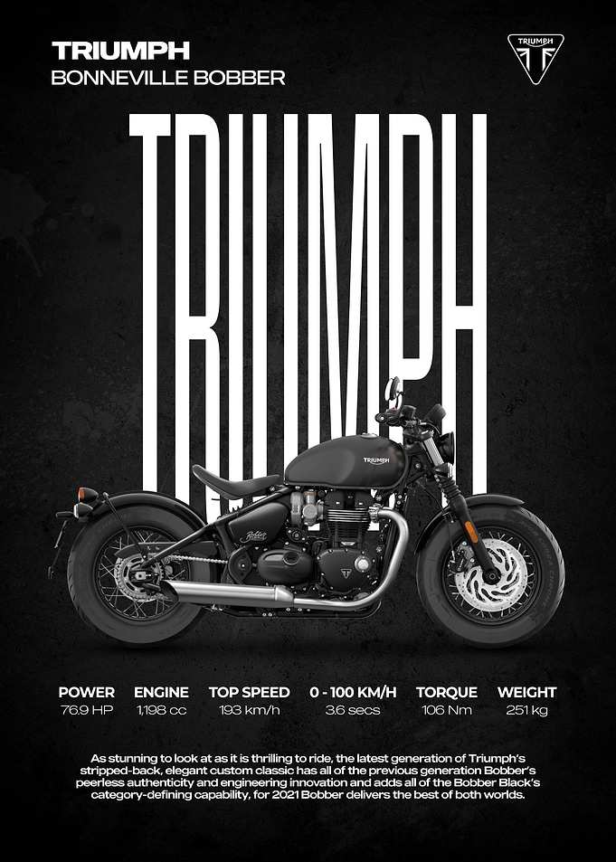 Triumph Bonneville Bobber Motorcycle
