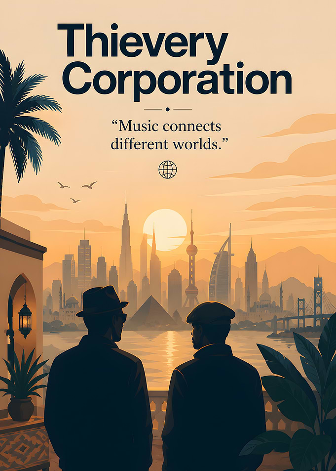 Thievery Corporation World Tour Poster