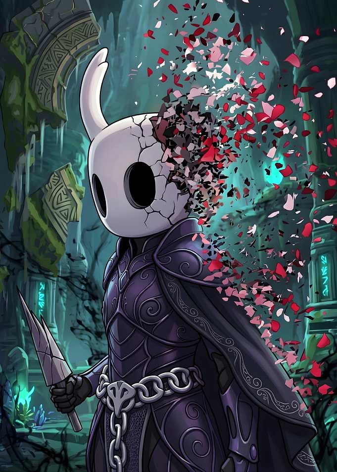 The Knight Dissolving into Petals