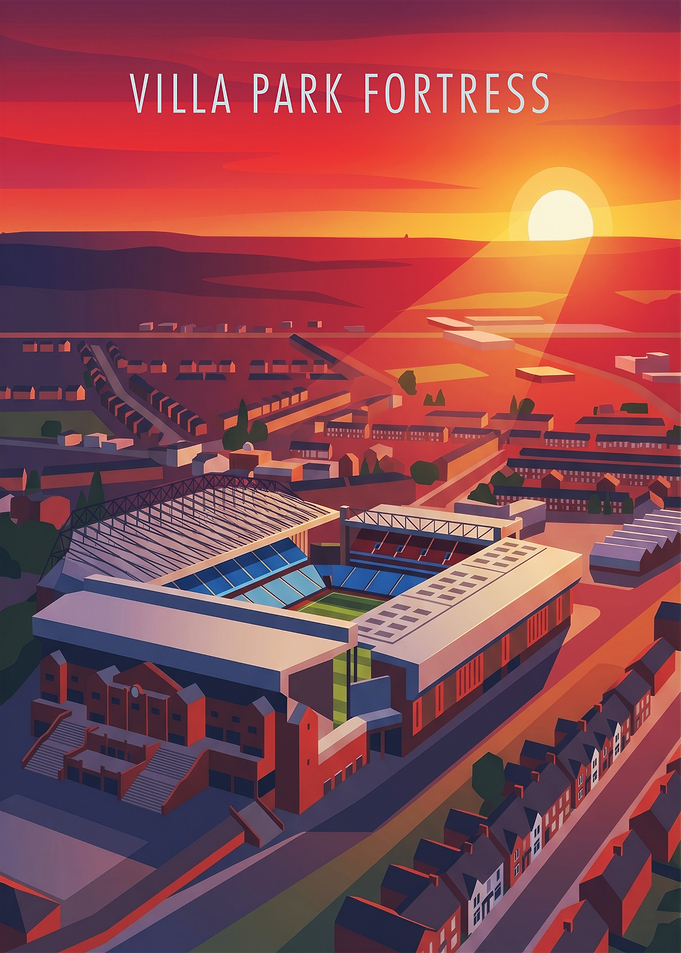 Villa Park Fortress Sunset