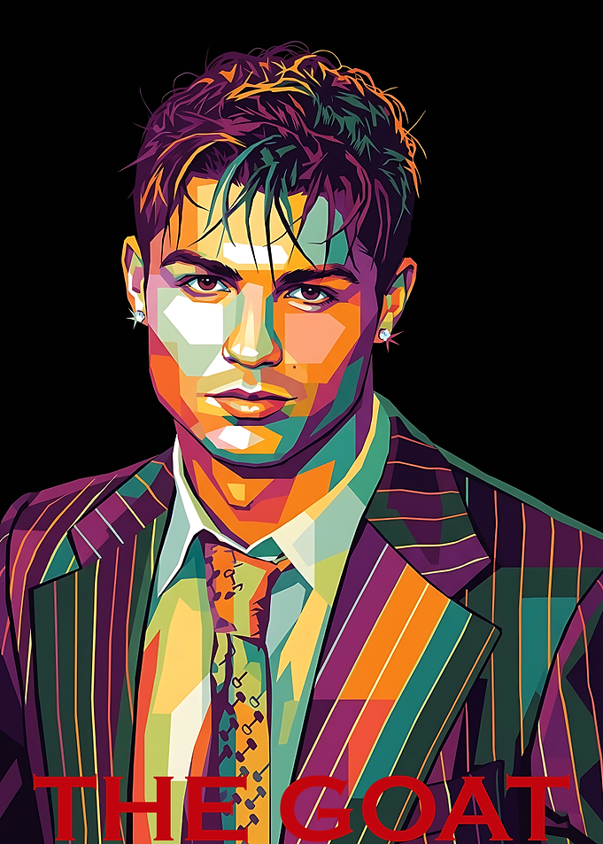 Cristiano Ronaldo Pop Art