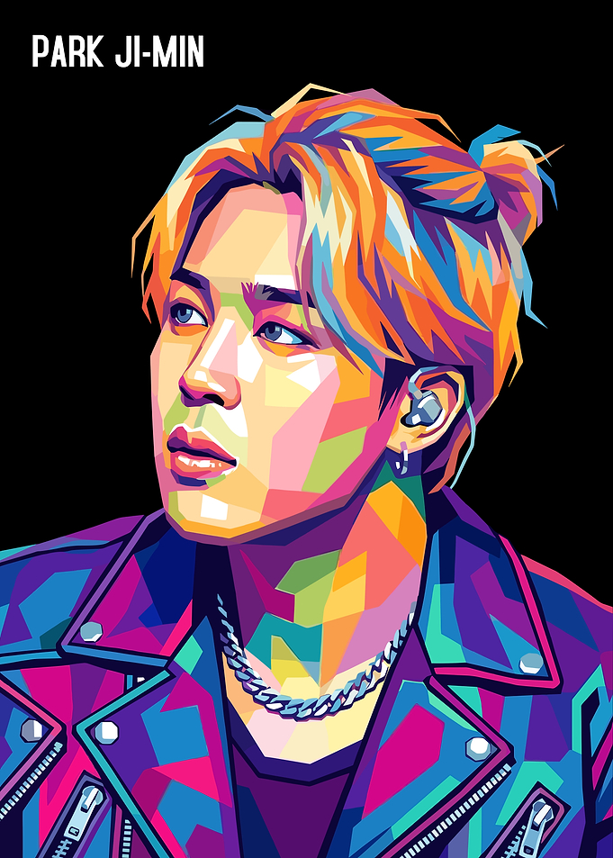 Park Ji-Min Pop Art Portrait