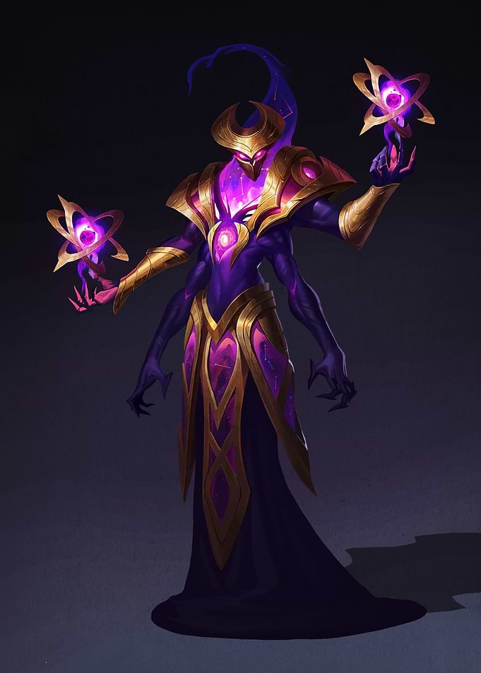 Cosmic Sorcerer with Multiple Arms