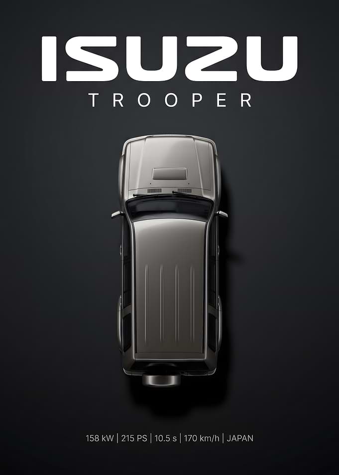 Isuzu Trooper Top View