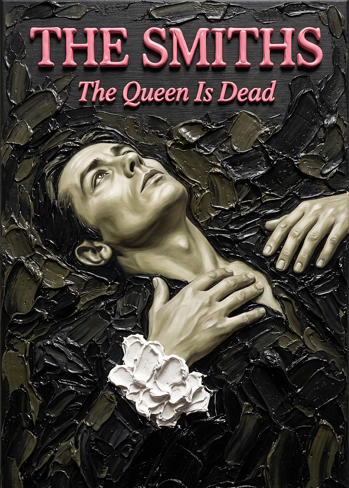 The Queen Is Dead Album Cover Art Painting