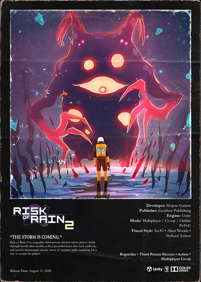 Risk of Rain 2 Game Poster