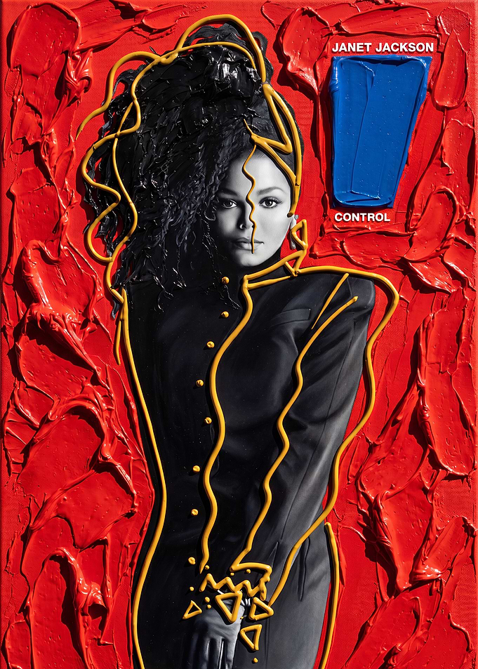 Control Album Cover Art Painting