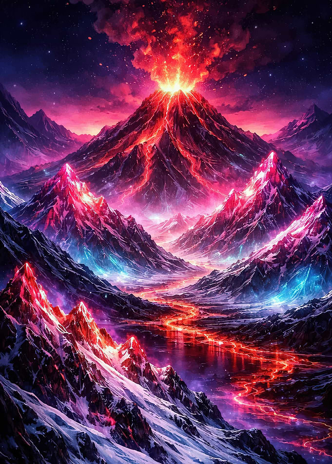 Volcanic Eruption in a Cosmic Landscape