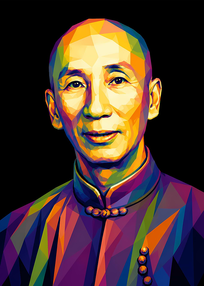 Ip Man Pop Art Portrait