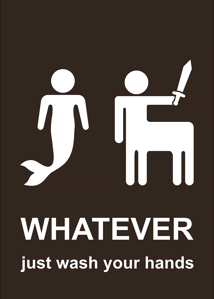Funny Bathroom Sign