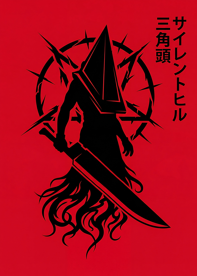 Pyramid Head Silent Hill Silhouette