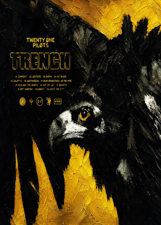 Twenty One Pilots Trench Album Art