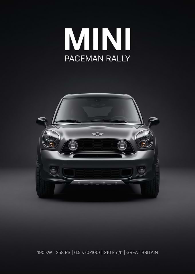 Mini Paceman Rally Car