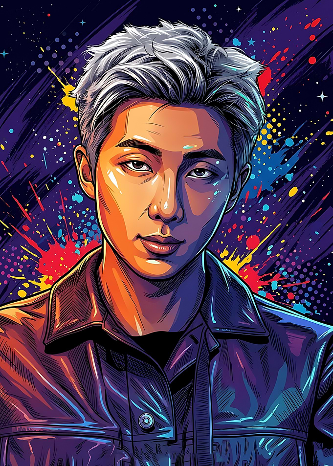 Pop Art Portrait of RM