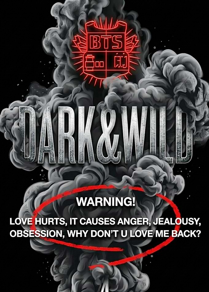 BTS Dark & Wild Album Art