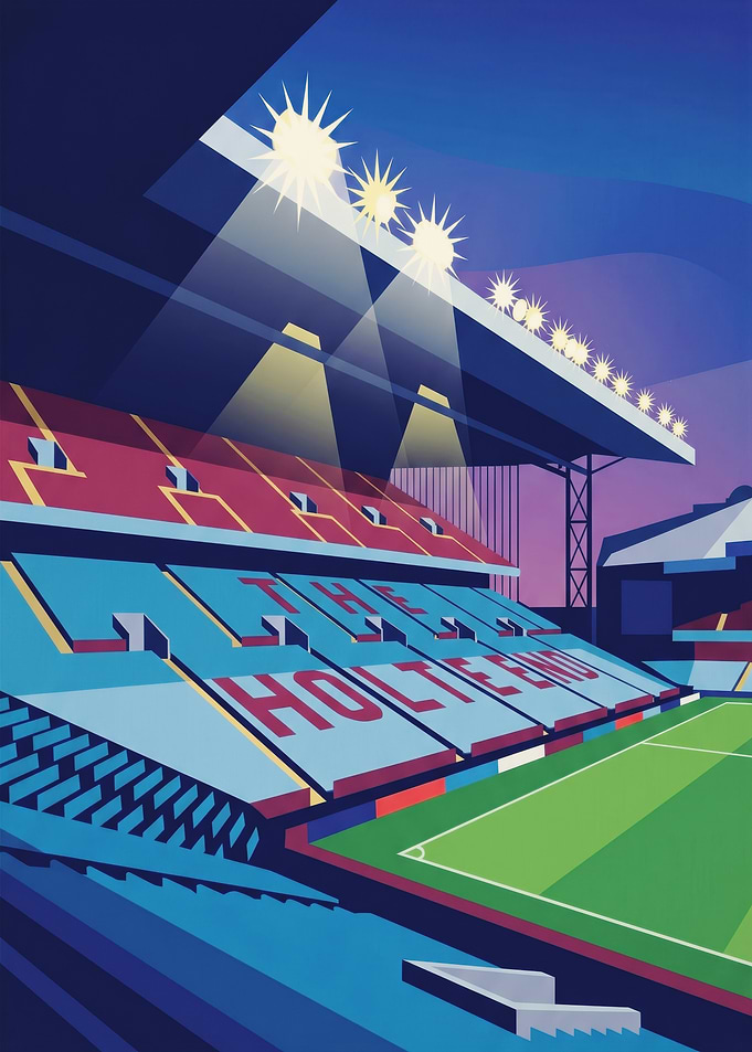 Holte End Stadium Lights