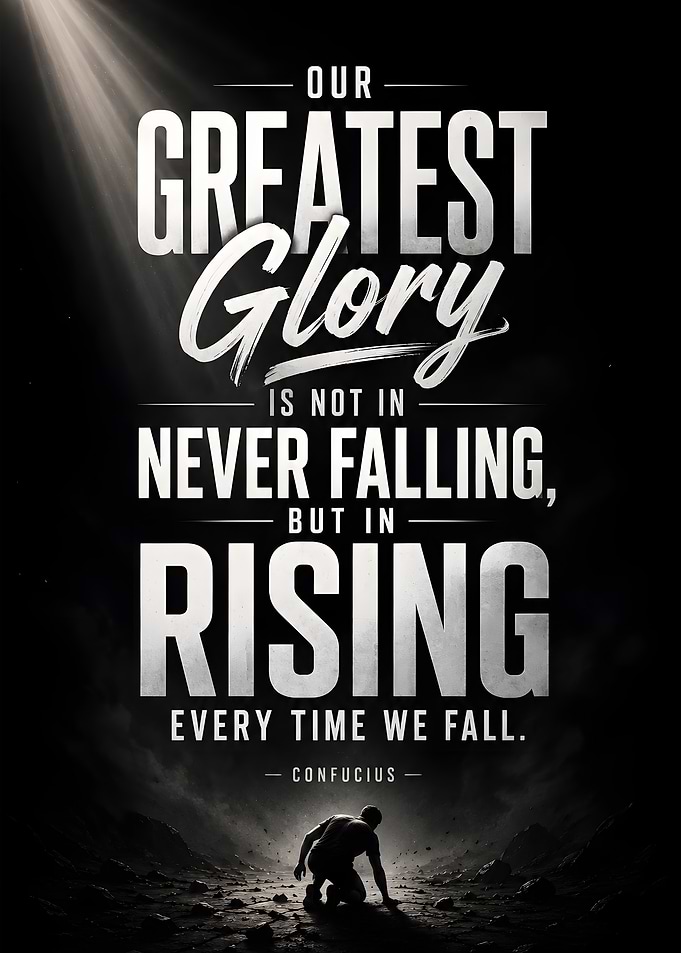 Confucius quote about rising